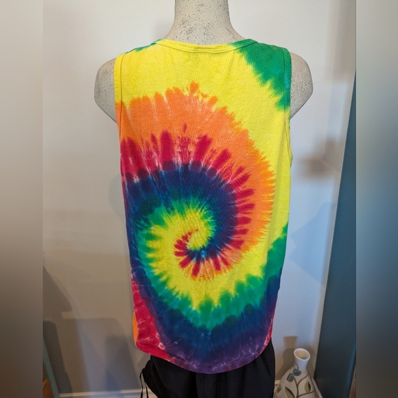 Tie Dye Tank Top Unisex Size large - Picture 4 of 7